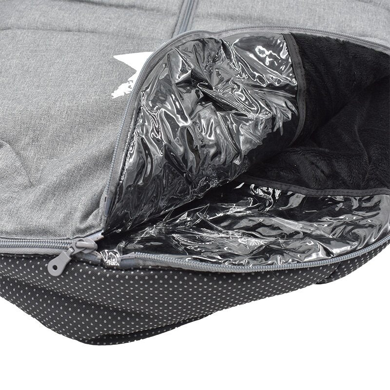 Sac de iarna, Jane, Nest, Pentru carucior, Universal, 95 x 46 cm, Material interior din fleece, Pale