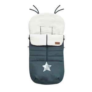 Sac de iarna, Jane, Nest, Pentru carucior, Universal, 95 x 46 cm, Material interior din fleece, Seal