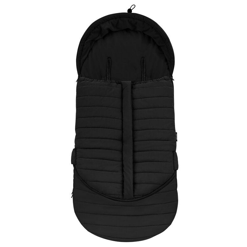 Sac de iarna, Lionelo, Oli, Pentru carucior, landou sau scaun auto, 101x45 cm, Impermeabil, Rezistent pana la -20 grade, Extensibil, Negru - gogobaby.ro