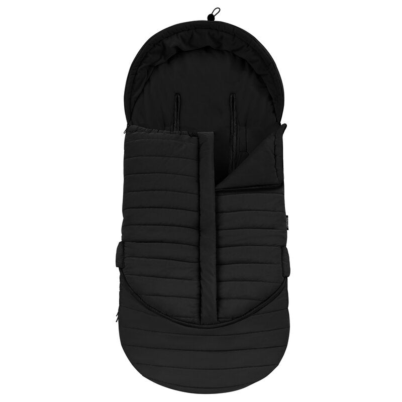 Sac de iarna, Lionelo, Oli, Pentru carucior, landou sau scaun auto, 101x45 cm, Impermeabil, Rezistent pana la -20 grade, Extensibil, Negru - gogobaby.ro