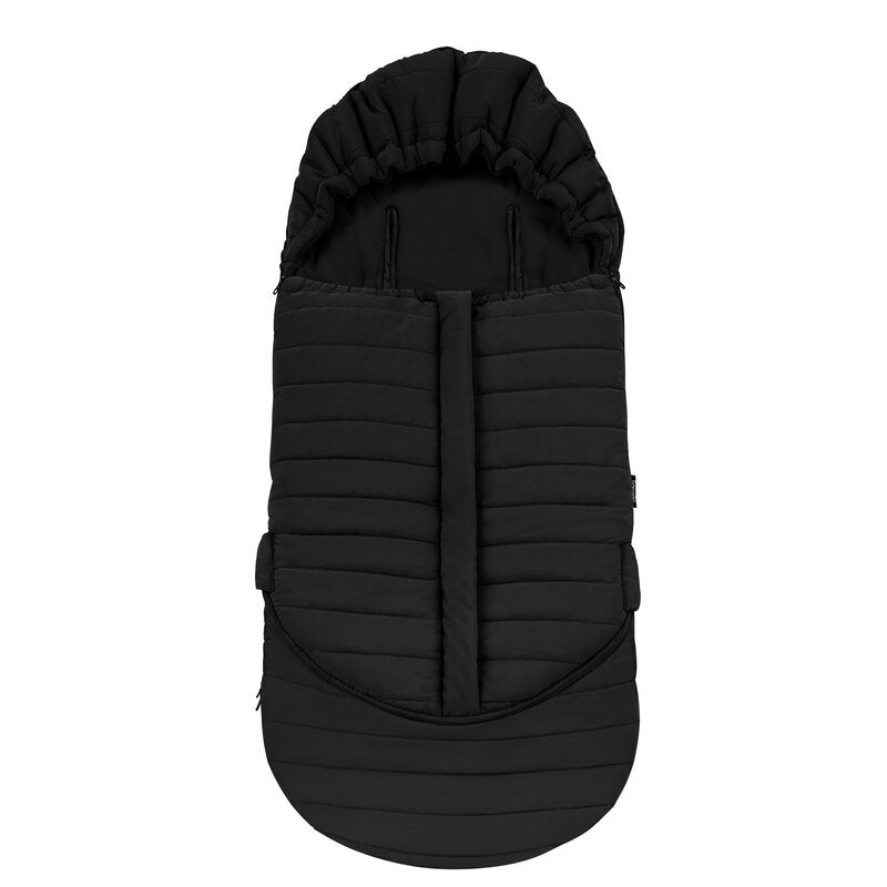 Sac de iarna, Lionelo, Oli, Pentru carucior, landou sau scaun auto, 101x45 cm, Impermeabil, Rezistent pana la -20 grade, Extensibil, Negru - gogobaby.ro