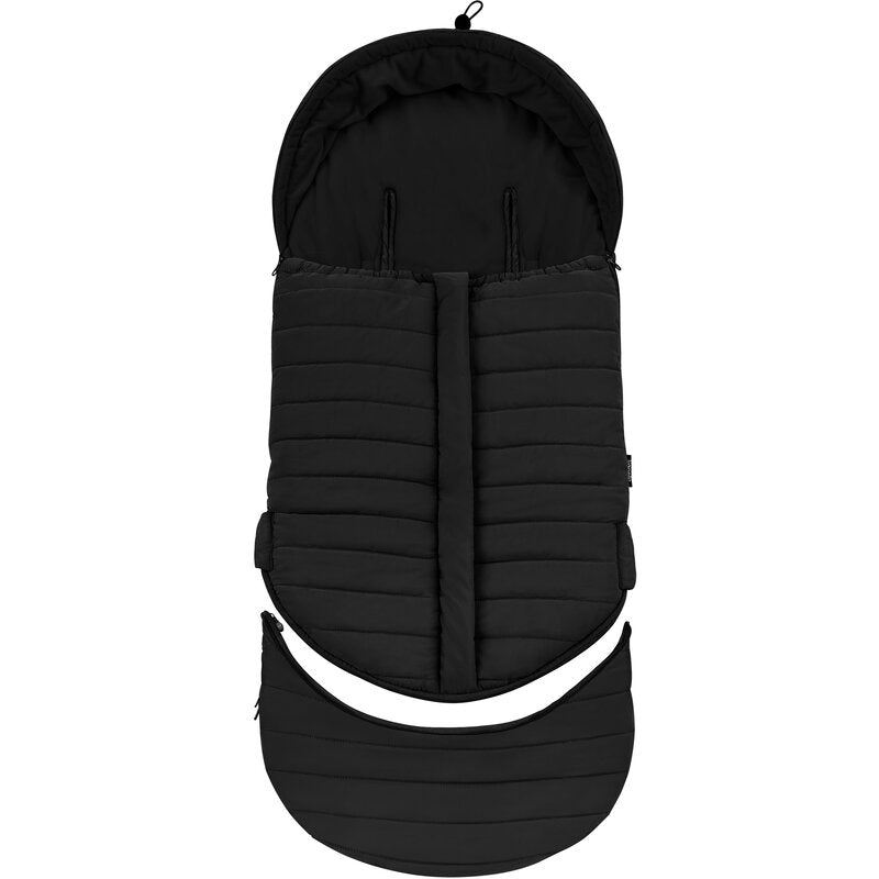 Sac de iarna, Lionelo, Oli, Pentru carucior, landou sau scaun auto, 101x45 cm, Impermeabil, Rezistent pana la -20 grade, Extensibil, Negru - gogobaby.ro