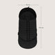 Sac de iarna, Lionelo, Oli, Pentru carucior, landou sau scaun auto, 101x45 cm, Impermeabil, Rezistent pana la -20 grade, Extensibil, Negru