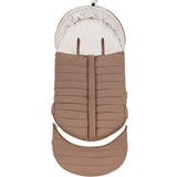 Sac de iarna, Lionelo, Oli, Pentru carucior, landou sau scaun auto, 101x45 cm, Impermeabil, Rezistent pana la -20 grade, Extensibil, Maro