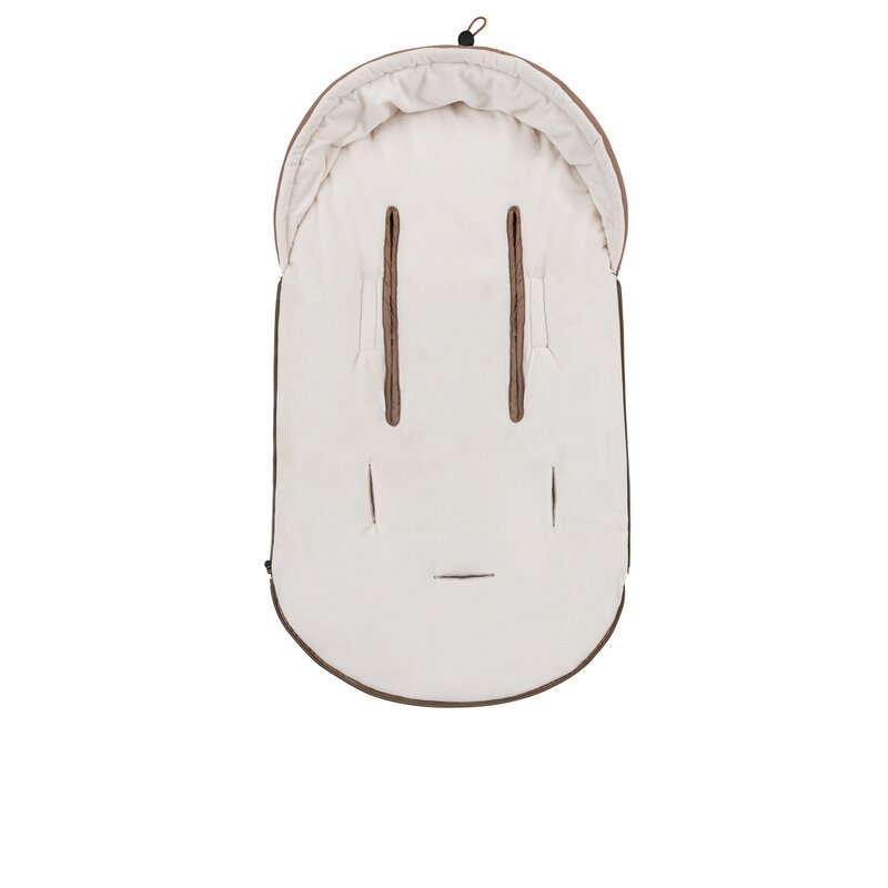 Sac de iarna, Lionelo, Oli, Pentru carucior, landou sau scaun auto, 101x45 cm, Impermeabil, Rezistent pana la -20 grade, Extensibil, Maro