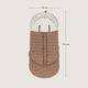 Sac de iarna, Lionelo, Oli, Pentru carucior, landou sau scaun auto, 101x45 cm, Impermeabil, Rezistent pana la -20 grade, Extensibil, Maro
