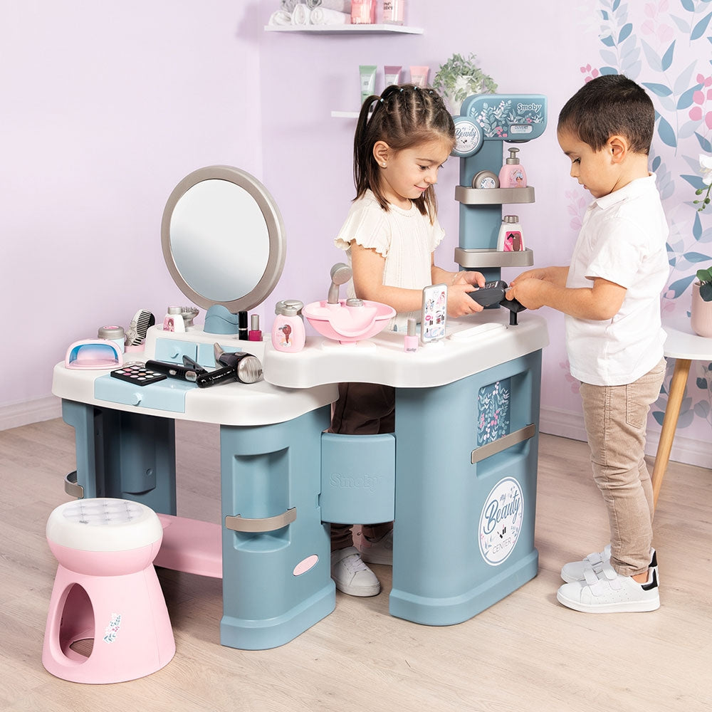 Salon de infrumusetare Smoby My Beauty Center cu accesorii - gogobaby.ro
