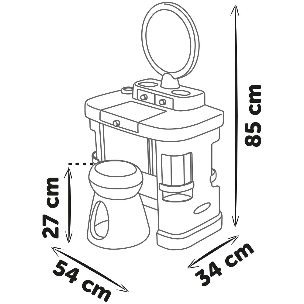 Salon de infrumusetare Smoby My Beauty Dressing Table cu accesorii - gogobaby.ro