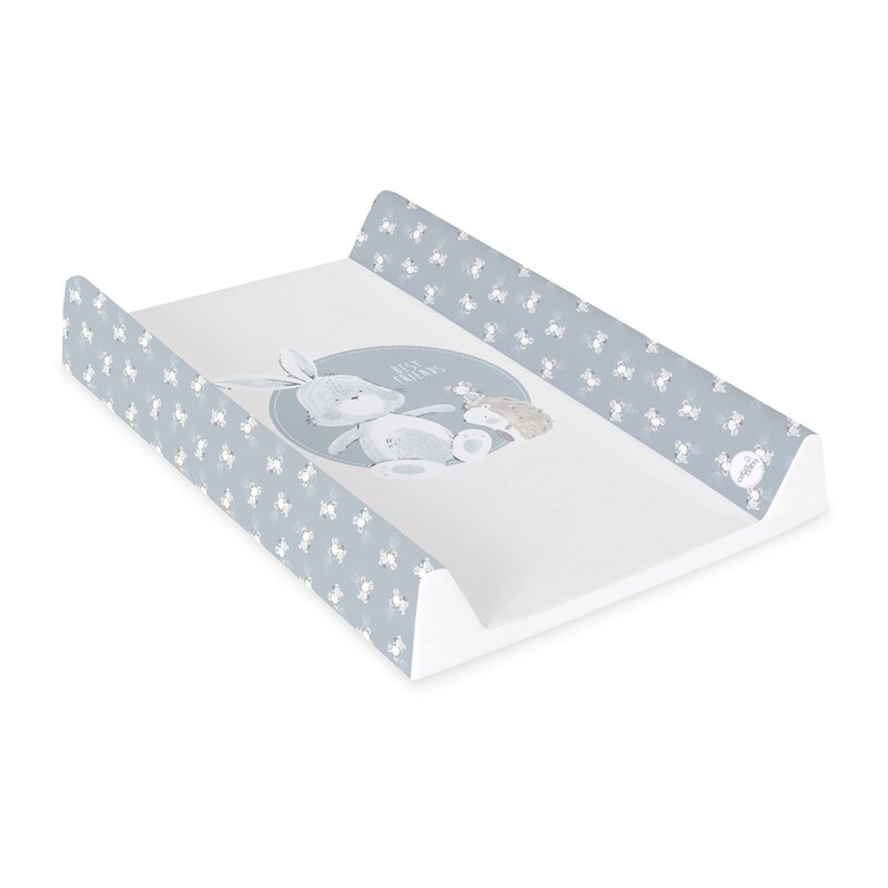 Saltea de infasat, Ceba Baby, Basic, 50x70 cm, Atasabila la patut, Fara BPA, 0 luni+, Friends, Resigilat