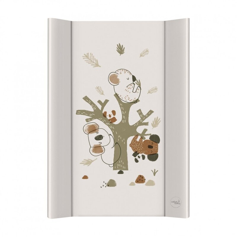 Saltea de infasat, Ceba Baby, Basic, 50x70 cm, Atasabila la patut, Fara BPA, 0 luni+, Koala - gogobaby.ro