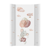 Saltea de infasat, Ceba Baby, Basic, 50x70 cm, Atasabila la patut, Fara BPA, 0 luni+, Mouse