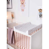 Saltea de infasat, Ceba Baby, Basic, 50x70 cm, Cu intaritura, Pentru comode, masute de infasat si patuturi, Fara BPA, 0 luni+, Goose