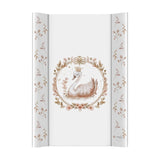 Saltea de infasat, Ceba Baby, Cu intaritura, 70x50 cm, Suprafata impermeabila, Pentru comode de infasat, masute sau patuturi, Fara ftalati, 0 luni+, Basic Glamour Style
