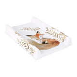 Saltea de infasat, Ceba Baby, Cu intaritura, 70x50 cm, Suprafata impermeabila, Pentru comode de infasat, masute sau patuturi, Fara ftalati, 0 luni+, Basic Red Fox