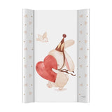 Saltea de infasat, Ceba Baby, Cu Intaritura, Pentru comode, masute de infasat si patuturi, 50x70 cm, Fara BPA, Certificata Oeko-Tex Standard 100, 0 luni+, Ultra Light Pierrot