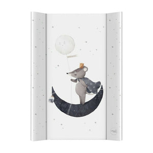 Saltea de infasat, Ceba Baby, Moale, 70 x 50 cm, Suprafata impermeabila, Pentru comode de infasat sau suprafete plane, Fara ftalati, 0 luni+, Cosmic Mouse