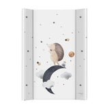 Saltea de infasat, Ceba Baby, Moale, 70 x 50 cm, Suprafata impermeabila, Pentru comode de infasat sau suprafete plane, Fara ftalati, 0 luni+, Hedgehog the Dreamer