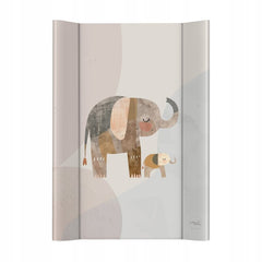 Saltea de infasat, Ceba Baby, Moale, Pentru comode si masute de infasat, 50x70 cm, Fara BPA, Certificata Oeko-Tex Standard 100, 0 luni+, Basic Elephant