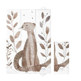 Saltea de infasat, Ceba Baby, Pliabila, 60x40 cm, Suprafata impermeabila, Multifunctionala, Pentru acasa si in deplasari, Basic Clever Otter