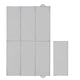 Saltea de infasat, Ceba Baby, Pliabila, 60x40 cm, Suprafata impermeabila, Multifunctionala, Pentru acasa si in deplasari, Basic Grey