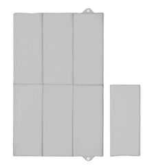 Saltea de infasat, Ceba Baby, Pliabila, 60x40 cm, Suprafata impermeabila, Multifunctionala, Pentru acasa si in deplasari, Basic Grey