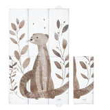 Saltea de infasat, Ceba Baby, Pliabila, 80x50 cm, Suprafata impermeabila, Multifunctionala, Pentru acasa si in deplasari, Basic Clever Otter