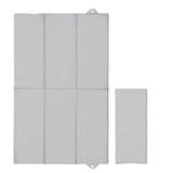 Saltea de infasat, Ceba Baby, Pliabila, 80x50 cm, Suprafata impermeabila, Multifunctionala, Pentru acasa si in deplasari, Basic Grey