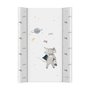 Saltea de infasat, Ceba Baby, Ultra Light, Cu Intaritura, 70x50 cm, Suprafata impermeabila, Pentru comode de infasat sau patuturi, Fara ftalati, 0 luni+, Cosmic Mouse