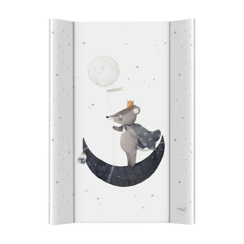 Saltea de infasat, Ceba Baby, Ultra Light, Cu Intaritura, 70x50 cm, Suprafata impermeabila, Pentru comode de infasat sau patuturi, Fara ftalati, 0 luni+, Moon Prince