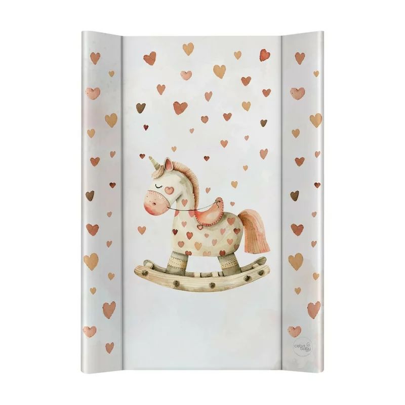 Saltea de infasat, Ceba Baby, Ultra Light, Cu Intaritura, 70x50 cm, Suprafata impermeabila, Pentru comode de infasat sau patuturi, Fara ftalati, 0 luni+, Rocking Horse