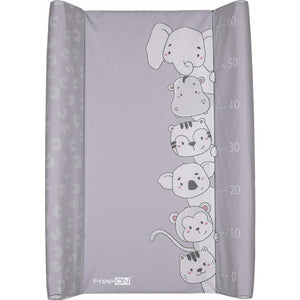 Saltea de infasat, FreeON, cu taliometru, Soft, 70 x 50 cm, Animals