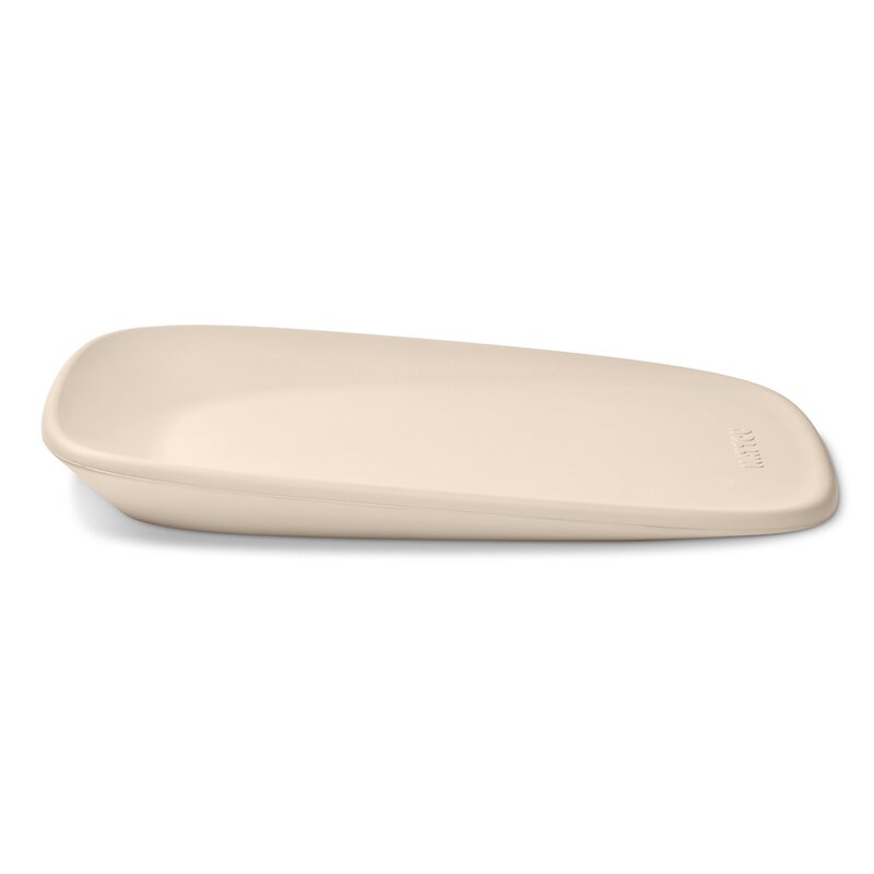 Saltea de infasat, Nattou, Softy, Moale, Utilizabil si fara husa, Design ergonomic, Spuma PU, 70x50x10 cm, Fara BPA, 0 luni+, Beige