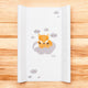 Saltea de infasat, New Baby, 50x70, Atasabila la patut, Cu taliometru, Fara substante nocive, 0 luni+, Fox