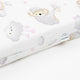 Saltea patut bebe, New Baby, Din spuma, Cu husa detasabila, 120x60x6 cm, 0 luni+, Pink Koala