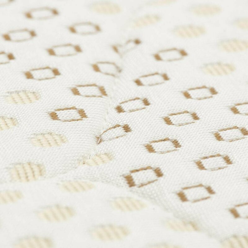 Saltea patut, New Baby, Classy, Din spuma Visco, Cu husa detasabila, Din Casmir, 120x60x11 cm, Beige - gogobaby.ro