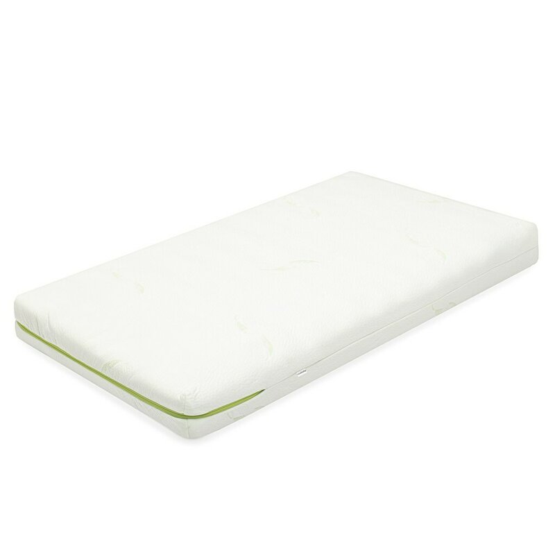 Saltea pentru patut, New Baby, Classy, 120x60x11 cm, Cu Aloe Vera, Compozitie Hrisca-Spuma-Cocos, Hipoalergenica si antibacteriana, Cu husa detasabila, Alb - gogobaby.ro