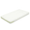 Saltea pentru patut, New Baby, Classy, 120x60x11 cm, Cu Aloe Vera, Compozitie Hrisca-Spuma-Cocos, Hipoalergenica si antibacteriana, Cu husa detasabila, Alb