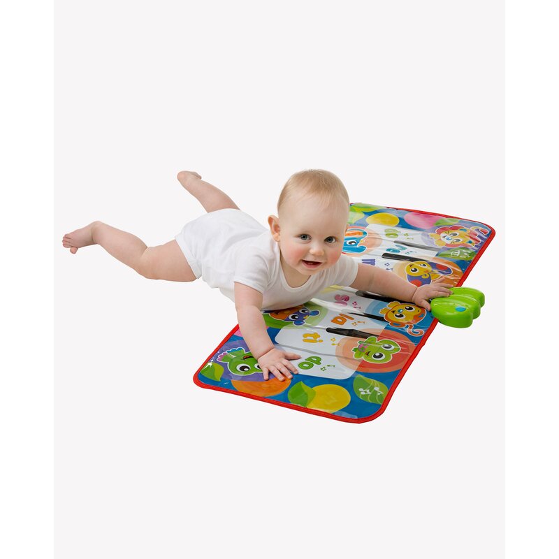 Salteluta, Playgro, Pentru bebelusi, Pian de Jucarie, Jumbo Jungle Musical, 79 cm, Cu 8 melodii - gogobaby.ro