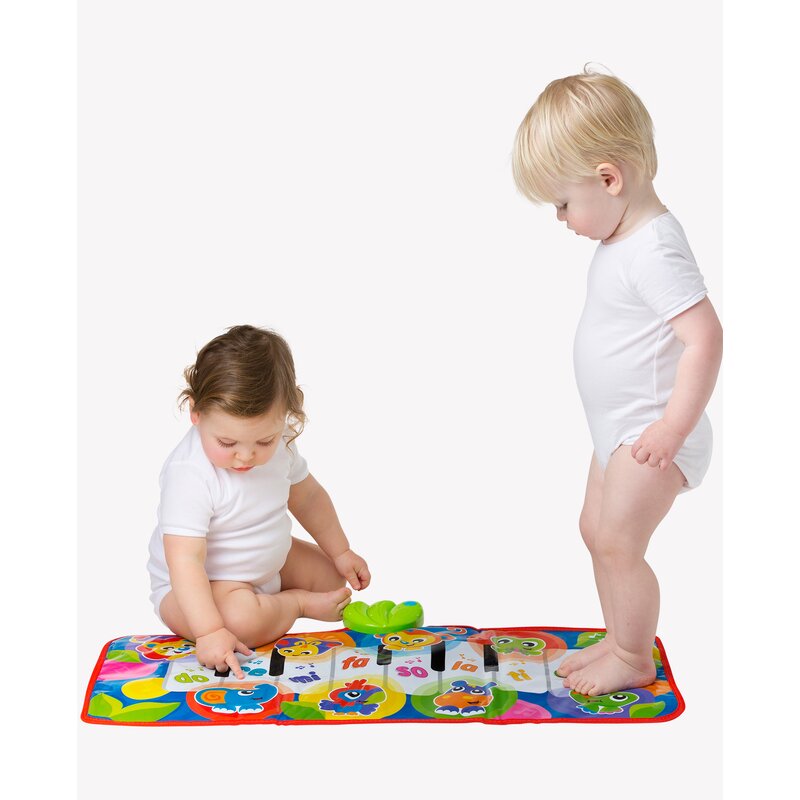 Salteluta, Playgro, Pentru bebelusi, Pian de Jucarie, Jumbo Jungle Musical, 79 cm, Cu 8 melodii - gogobaby.ro