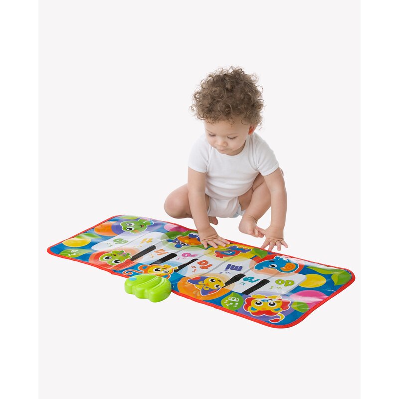 Salteluta, Playgro, Pentru bebelusi, Pian de Jucarie, Jumbo Jungle Musical, 79 cm, Cu 8 melodii - gogobaby.ro