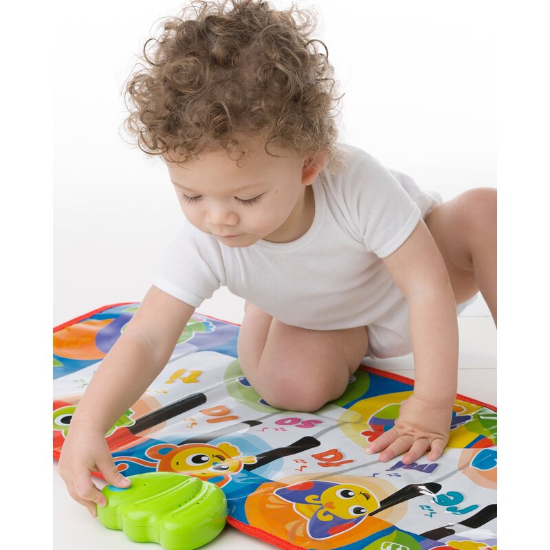 Salteluta, Playgro, Pentru bebelusi, Pian de Jucarie, Jumbo Jungle Musical, 79 cm, Cu 8 melodii - gogobaby.ro