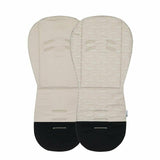 Salteluta pentru carucior, Petite&Mars, Foamy, Din spuma cu memorie, 86 x 42 cm, Reversibila, Universala, Design balenute, Bej