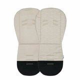 Salteluta pentru carucior, Petite&Mars, Foamy, Din spuma cu memorie, 86 x 42 cm, Reversibila, Universala, Design balenute, Bej