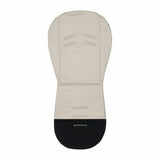 Salteluta pentru carucior, Petite&Mars, Foamy, Din spuma cu memorie, 86 x 42 cm, Reversibila, Universala, Design balenute, Bej