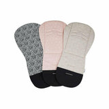 Salteluta pentru carucior, Petite&Mars, Foamy, Din spuma cu memorie, 86 x 42 cm, Reversibila, Universala, Design balenute, Bej