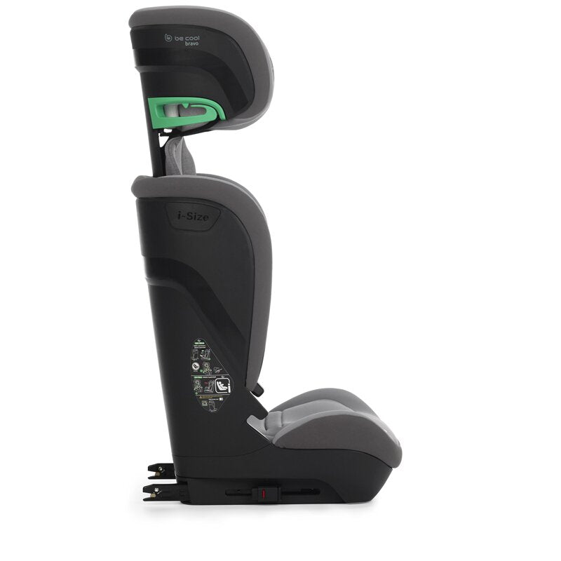 Scaun auto, Be Cool, Bravo, I-Size, 100-150 cm, 4-12 ani, Cu isofix, Cu inclinare anatomica, Conform cu standardul european de securitate ECE R129, Be Night