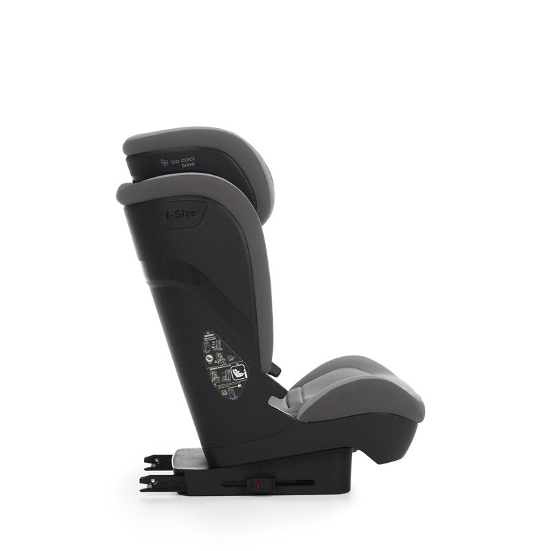 Scaun auto, Be Cool, Bravo, I-Size, 100-150 cm, 4-12 ani, Cu isofix, Cu inclinare anatomica, Conform cu standardul european de securitate ECE R129, Be Night