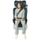 Scaun auto, Be Cool, Easy I-Size, Rotire 360 grade, 40 - 150 cm, 0 - 36 kg, Cu Isofix si Centura Top Tether, Conform cu standardul european de securitate ECE R129, Antracita