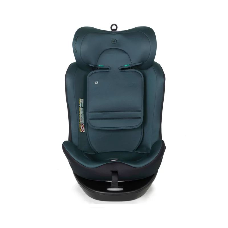 Scaun auto, Be Cool, Easy I-Size, Rotire 360 grade, 40 - 150 cm, 0 - 36 kg, Cu Isofix si Centura Top Tether, Conform cu standardul european de securitate ECE R129, Be Petrol
