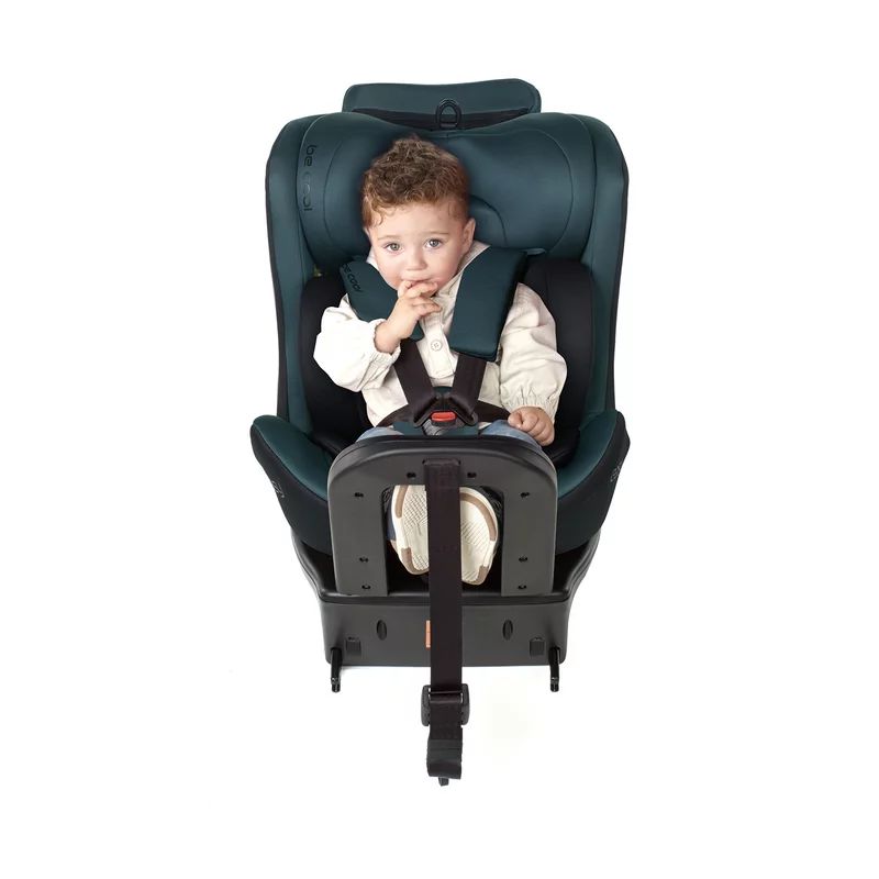 Scaun auto, Be Cool, Easy I-Size, Rotire 360 grade, 40 - 150 cm, 0 - 36 kg, Cu Isofix si Centura Top Tether, Conform cu standardul european de securitate ECE R129, Be Petrol